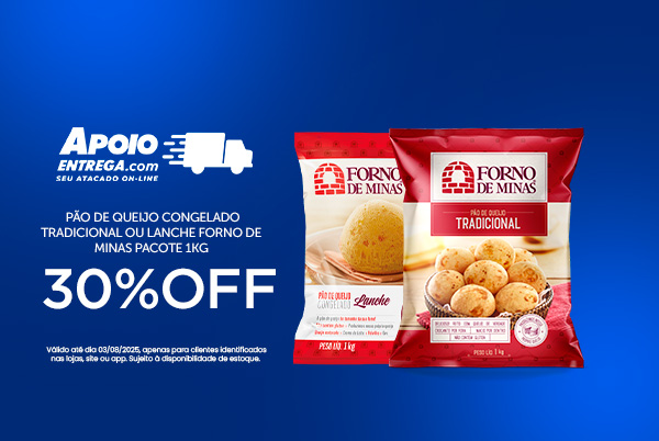 Pão de Queijo Congelado Trad ate 03/08